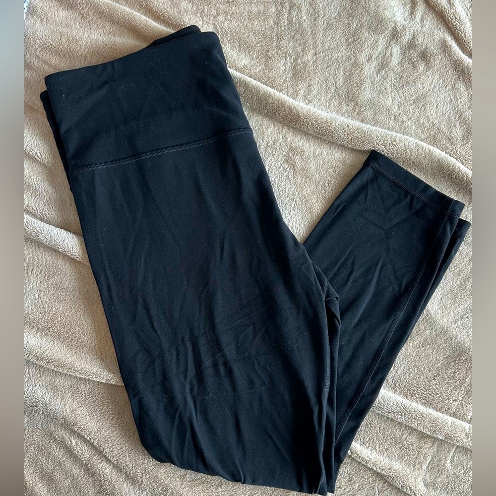 Athleta black skinny leggings size Large